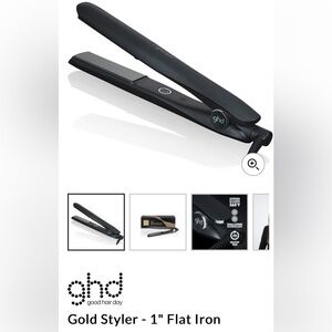 ghd gold 1 inch flat iron. No box but never used!